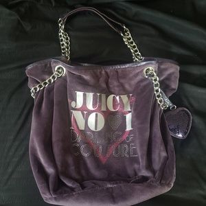 Juicy Couture Velveteen Bucket Purse